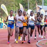Women's 10,000m action during BingwaFest, Nairobi Region edition, at Kasarani Annex. Diana Wanza (271) won the race.-min