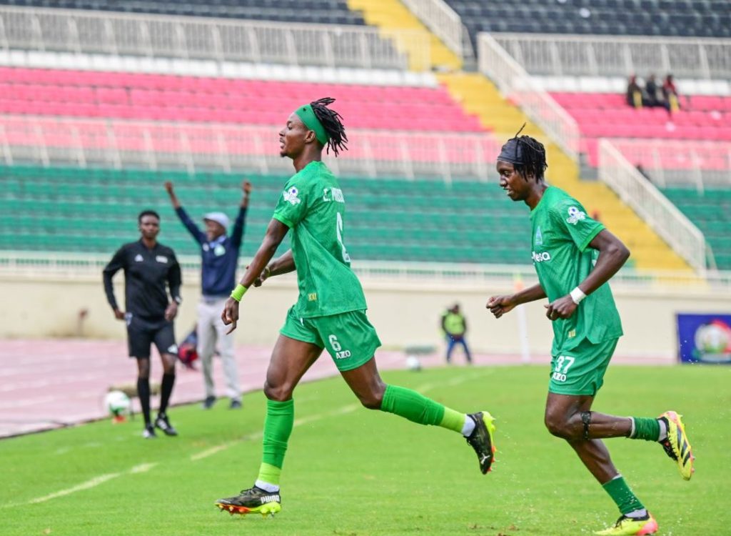 Gor Mahia playes celebrate against KCB