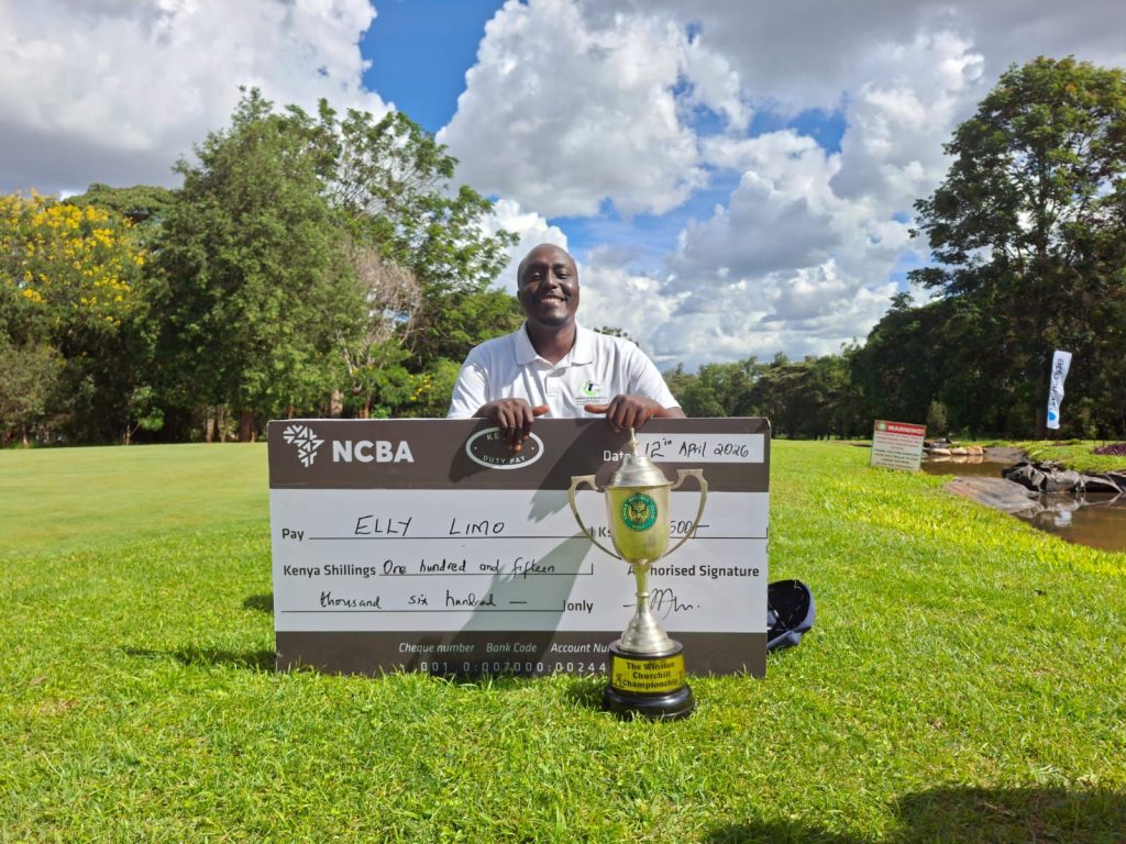 Elly Limo poses after winning the NCBA Winston Churchill 2026