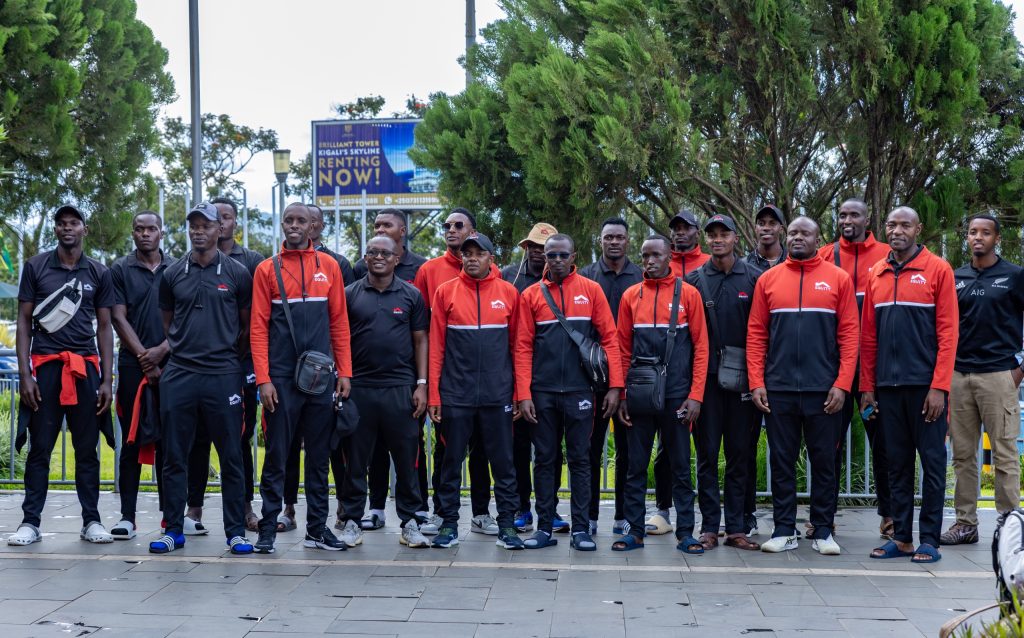 Equity VC The team poses for a group photo upon arrival in Kigali.